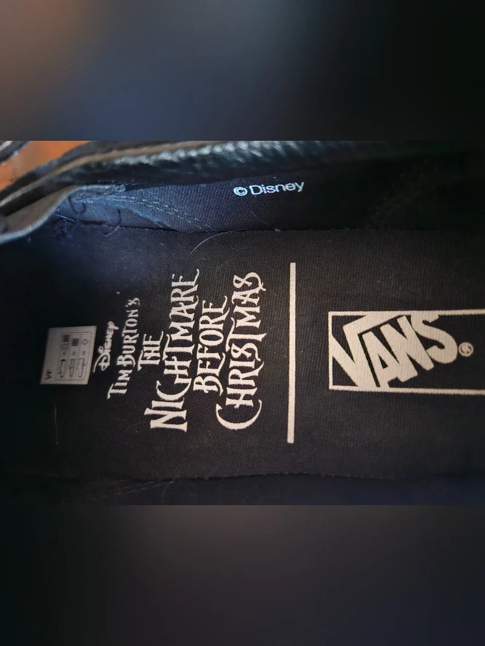 Vans The Nightmare Before Christmas Jack Skellington Slip-On —  NWOB